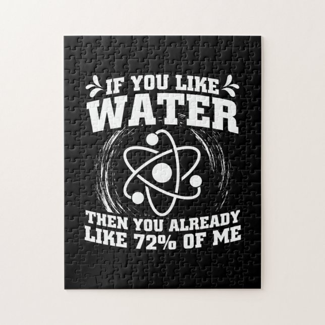 Puzzle Regalo científico | Científico Si Te Gusta El Agua (Vertical)