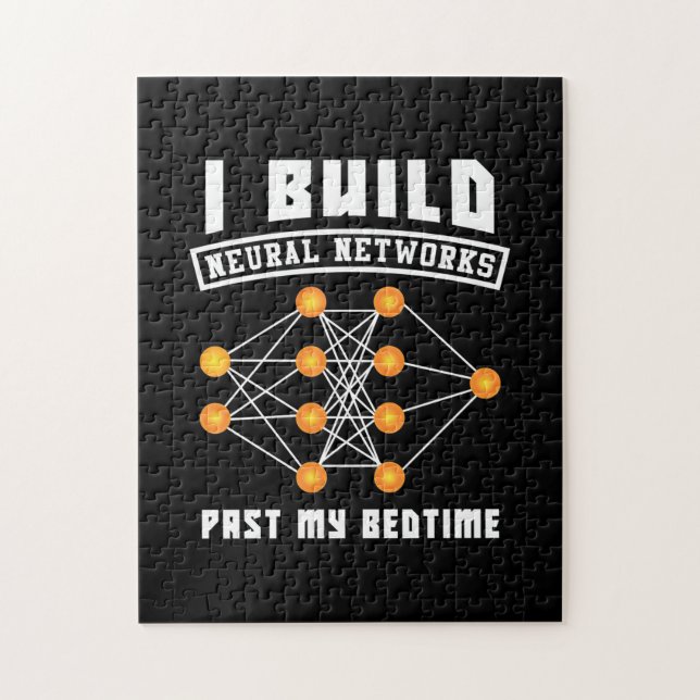 Puzzle Regalo científico | Construir Redes Neuronales (Vertical)
