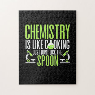 Puzzle Regalo científico La Química Es Como La Cocina