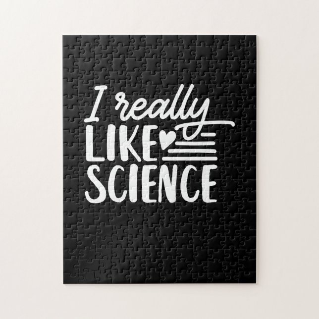 Puzzle Regalo científico | Realmente Me Gusta La Ciencia (Vertical)