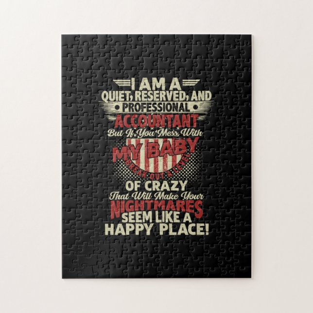 Puzzle Regalo contable | Soy Contador Profesional (Vertical)