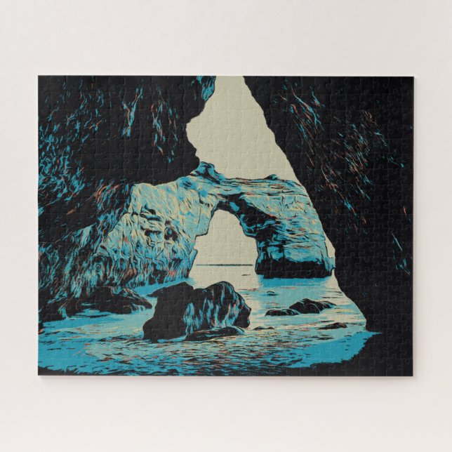 Puzzle Regalo de Algarve Portugal, Marinha Beach Jigsaw P (Horizontal)