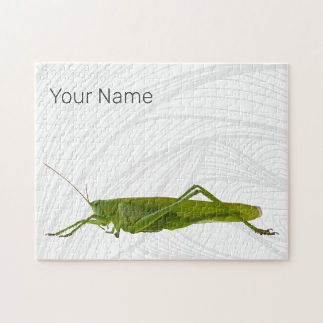 Puzzle Regalo de animales de los insectos de Grasshopper  (Horizontal)