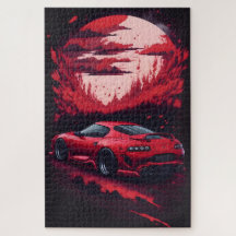 Regalo de auto Supra japonés rojo para él