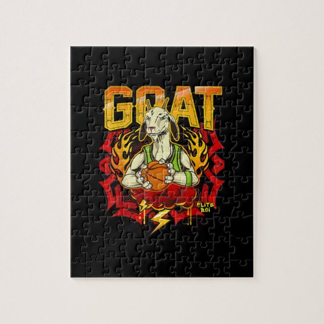 Puzzle Regalo de cabra de baloncesto (Vertical)