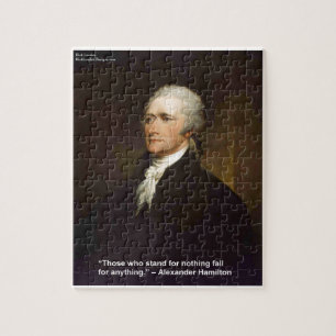 Puzzle Regalo de cita de Hamilton Fall For Anything