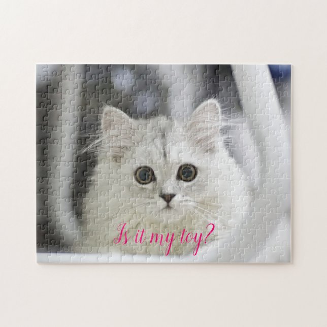 Puzzle Regalo de diseño de gato popular (Horizontal)