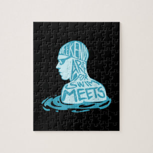 Puzzle Regalo De Diseño De Natación Para El Regalo De Ver