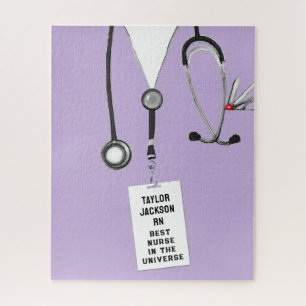Puzzle Regalo de enfermería personalizado