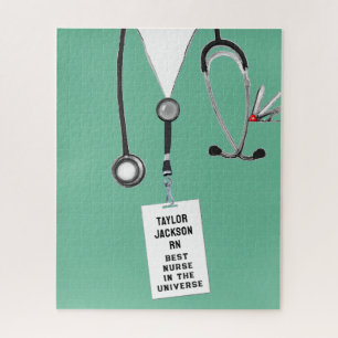 Puzzle Regalo de enfermería personalizado