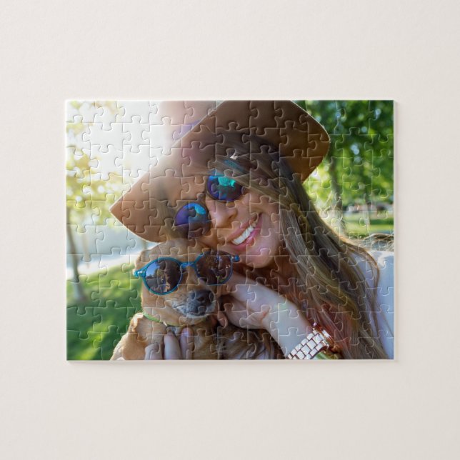 Puzzle Regalo de foto de Mascota favorito Keepsake (Horizontal)