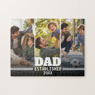 Puzzle Regalo de foto de padre e hijo establecido por pap