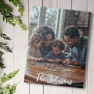 Puzzle Regalo de foto personalizado para Noche Familiar