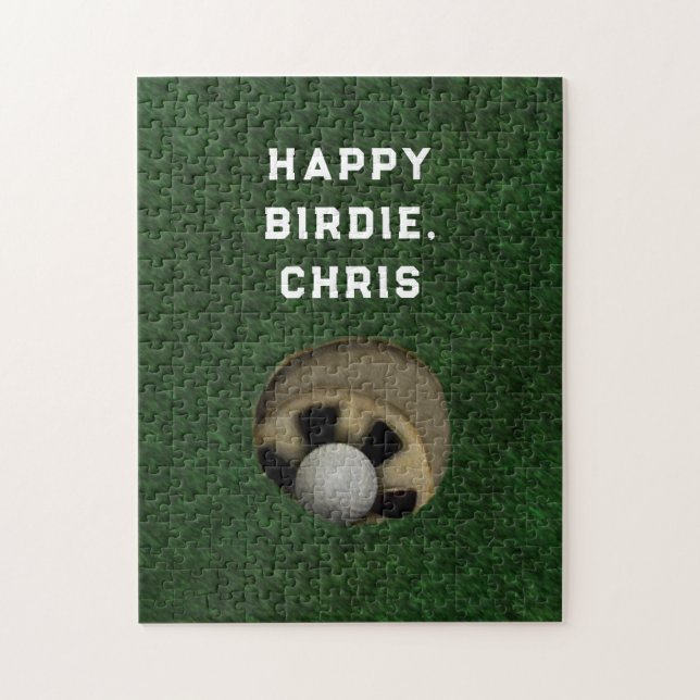 Puzzle Regalo de golf personalizado (Vertical)