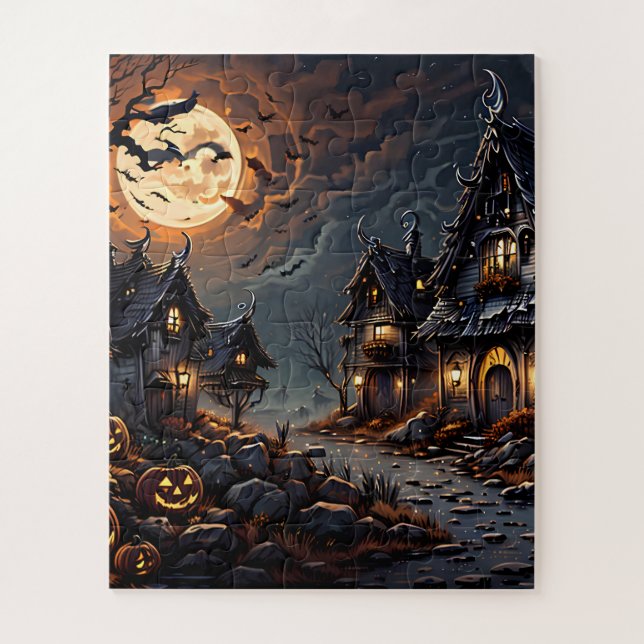 Puzzle Regalo de Halloween para adultos, niños, todos los (Vertical)