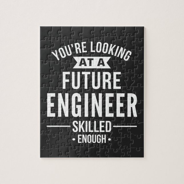 Puzzle regalo de ingeniero (Vertical)