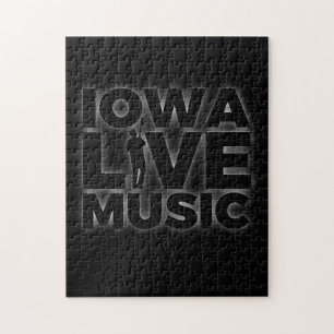 Puzzle Regalo de Iowa Music Guitar Player