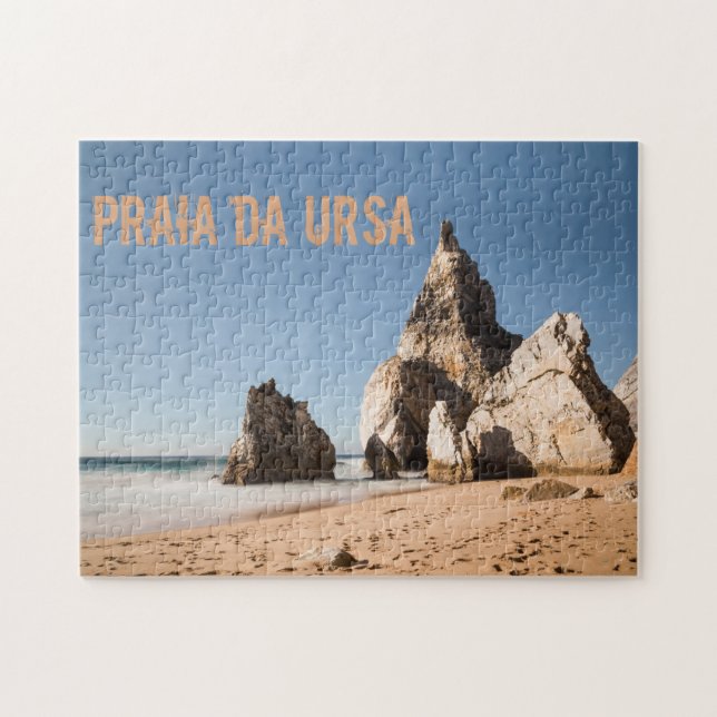 Puzzle Regalo de la playa Praia da Ursa en Portugal (Horizontal)