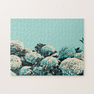 Puzzle Regalo de las Azores, Hydrangeas Ilustracion Portu