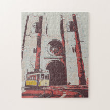 Regalo de Lisboa Portugal, Catedral con Trole