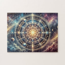 Puzzle Regalo de meditación de armonía galáctica de Manda
