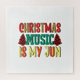 Puzzle Regalo de Navidad | La música Navidad es mi jun