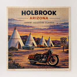 Puzzle Regalo de Noche de Juego de Motocicletas Ruta 66 d