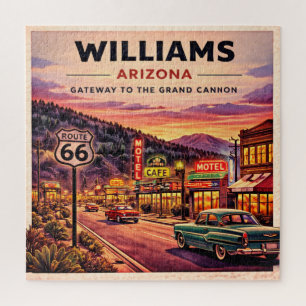 Puzzle Regalo de Noche de Juegos de la Ruta 66 del Gran C