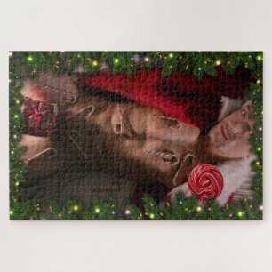 Puzzle Regalo de orgullo gay SlipperyJoe Navidad dulces L