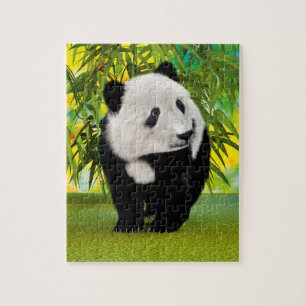Puzzle Regalo de oso panda adorable Kawaii para amantes d