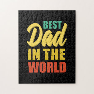 Puzzle Regalo de padre Mejor Papá Del Mundo