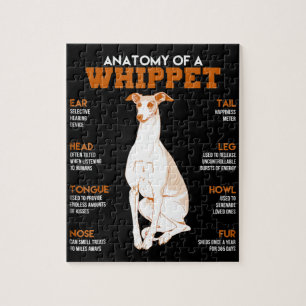 Puzzle Regalo de perro  anatomía de perros títeres con 