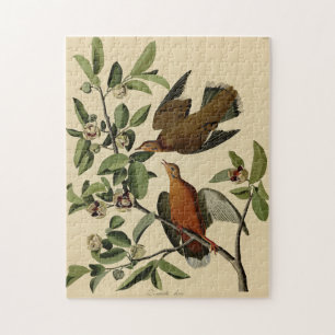 Puzzle Regalo de pintura de pájaro de color negro