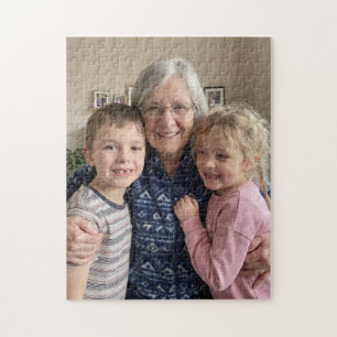 Puzzle Regalo de plantilla de foto personalizada