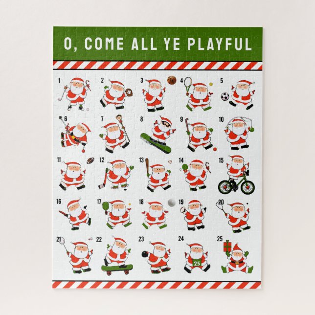 Puzzle Regalo de vacaciones de aficionados al deporte per (Vertical)