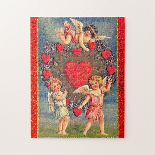 Puzzle Regalo de vacaciones de El día de San Valentín de  (Vertical)