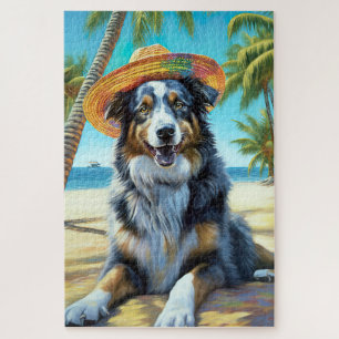 Puzzle Regalo de verano para el amante de los perros past