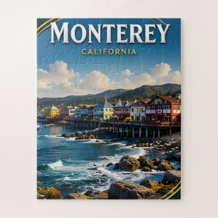 Puzzle Regalo de viaje costero de Cannery Row de Monterey