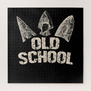 Puzzle Regalo del amante de la caza de ruedas en la vieja