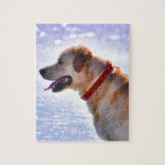 Puzzle Regalo del amante de los perros de los Labradores