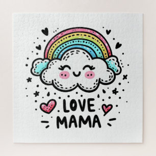 Puzzle Regalo del Día de la Madre Amo a Mamá
