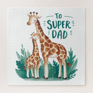Puzzle Regalo del Día del Padre A Super Papá