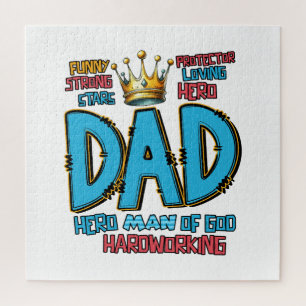 Puzzle Regalo del Día del Padre   Héroe De Dios