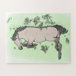 Puzzle Regalo divertido para amantes de caballos Frolic f