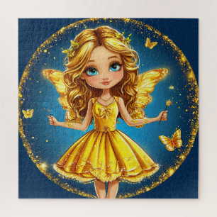 Puzzle Regalo Mágico de Hada de Fantasía para niñas