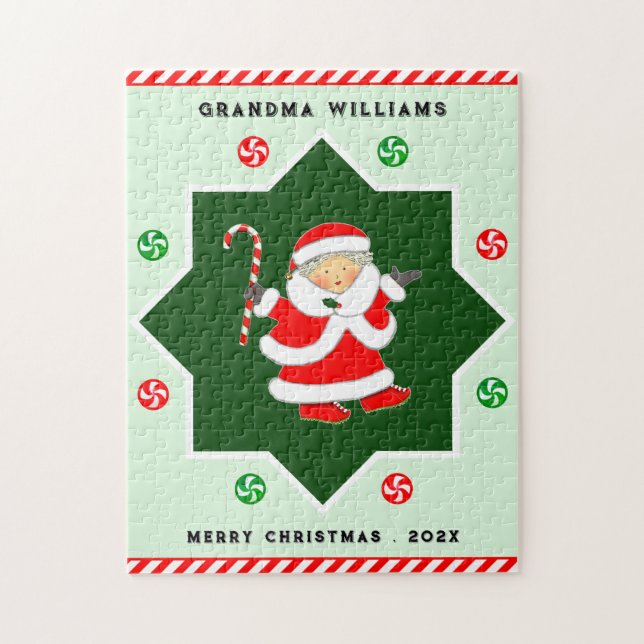 Puzzle Regalo navideño de Navidades de la abuela (Vertical)