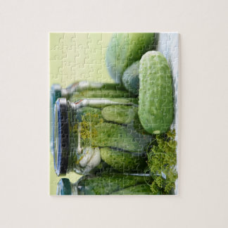 Puzzle Regalo para amante de pepino en vinagre