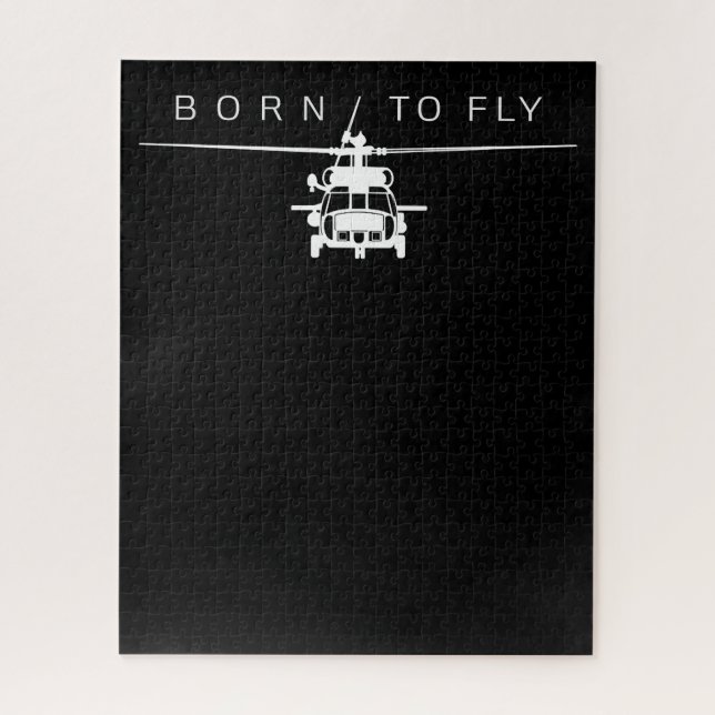 Puzzle Regalo piloto de helicópteros de aviación militar  (Vertical)