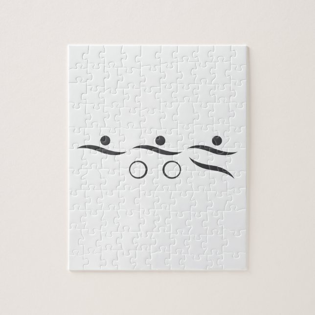 Puzzle Regalo único del Triathlon (Vertical)