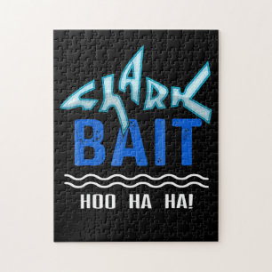 Puzzle Regalos de amantes del tiburón bait hoo ha Ha Ha F